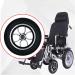 Wheelchair Front Wheel 10 inch Solid Black Wheelchair Front Wheel Replacement Parts for Electric Wheelchairs Rollators Walk 1 Pair - Buy Online on GoSupps.com