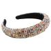Scicent Rhinestone Padded Headband - Fashionable Baroque Hair Accessories for Brides Weddings Anniversaries & Vacations - Buy Online on GoSupps.com
