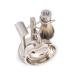 Custom Personalized Shaving Set - Safety Razor Pure Badger Brush & Chrome Soap Dish | International Shipping - Buy Online on GoSupps.com