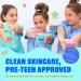 Pipa Skincare Start Young Bundle Gift Set | 3-Step Birthday Gift Skin Care Routine for Girls & Tweens 8 to 12 | Alcohol-Free & Safe | Includes Foam Face Cleanser Face Moisturizer & Facial Mist - Buy Online on GoSupps.com