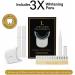 Luxissimo Professional LED Teeth Whitening Kit with 3 Whitening Pens Rechargeable Wireless Device UV-Activated Technology 15 Min Daily Treatment with Shade Guide - Buy Online on GoSupps.com