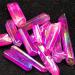 100g Rainbow Aura Titanium Crystal Strip Quartz Crystal Rough Stone Polished Crystal Strip for Decoration