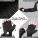 Novetec Copper Infused Arthritis Compression Gloves for Men & Women - Medium Black - Relieves Rheumatoid & Osteoarthritis Pain, Carpal Tunnel Support - Buy Online on GoSupps.com