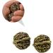 Beavorty 3 Pairs Copper Walnut Sports Listening Simulated Walnut Model - Decorative Artificial Walnuts for Plantar Fasciitis Relief & Massager - Pure Copper Handicrafts (3.5x3cm Gold 3pcs) - Buy Online on GoSupps.com