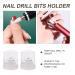 Beaupretty Nail Drill Bit Holder Box - 2 Pieces 48 Slot Storage for Nail Drilling - Perfect for Gel & Acrylic Nails - Buy Online on GoSupps.com