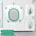 RUGUO Sitz Bath for Hemorrhoids & Postpartum Care - Collapsible Kit with Wider Seat Area - Deeper Bowl Green - Buy Online on GoSupps.com