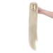 55 cm Bleached Blonde Curly Clip-In Ponytail Extensions | Wavy Synthetic Hair for Women - Buy Online on GoSupps.com