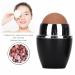 Oil Control Roller - Portable Facial Cleansing & Pore Massage Ball for Oil Absorption & Skin Care (Black) - Buy Online on GoSupps.com