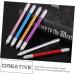 Gogogmee 7pcs Embroidery Pen Microblading Eyebrow Pen Eyebrow Needle Pen Pen Aluminum Alloy - Buy Online on GoSupps.com