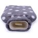 HomeTop Premium Classic Rubber Hot Water Bottle 2L with Fleece Cover - Crystal Purple 67.63 Fl Oz - Buy Online on GoSupps.com