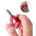Nail Clipper 1pc Nail Art Red Stainless Steel Cuticle Manicure Cutter Nippers Clipper Tool Cuticle Scissor Trimmer Manicure Tool (Color : Red) - Buy Online on GoSupps.com