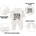 Culbutomind Baby Twins Bodysuit Set | Born Together Friends Forever Romper with Hat | Unisex Newborn Outfit (White, 0-3 Months) - Buy Online on GoSupps.com