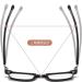 Ultralight TR90 Square Frame Blue Light Blocking Glasses for Men & Women - Anti UV Ray Computer & Reading Glasses - Champagne - 51mm - Buy Online on GoSupps.com