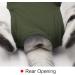 Ouuonno Cat Recovery Suit for Surgery | Abdominal Wounds & Skin Diseases | E-Collar Alternative for Cats & Dogs | Large Army Green - Buy Online on GoSupps.com