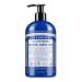 Dr. Bronner's - Organic Sugar Soap (Peppermint 12 oz) - Made with Organic Oils Sugar & Shikakai Powder 4-in-1 Uses: Hands Body Face & Hair Cleanses Moisturizes & Nourishes Vegan Non-GMO Peppermint 12 Ounce (Pack...