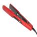 Hair Curler Negative Ions Easy Styling US Plug 110-220V Alloy Beauty Tool Salon Hair Straightener (Red)
