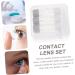 Solustre 3-Piece Contact Lens Container Set | Travel-Friendly Eye Case Accessories | Large Storage for Medication | Durable ABS Plastic - Buy Online on GoSupps.com