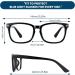 DEVOGUE Blue Light Glasses for Women & Men - Anti-UV Rays Computer & Gaming Glasses - Clear-Bean Flower Design - Shop Worldwide - Buy Online on GoSupps.com
