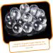 Solustre Mini Crystal Fitness Balls Jade Massage & Health Balls for Stress Relief | Abdominal Beads - Buy Online on GoSupps.com