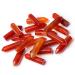 MAIBAOTA Red Agate Healing Crystals Gifts Wands Hexagonal Pointed Gemstones Set Bulk for Women Beginner Chakra Stones Nature Reiki Spiritual Energy Balancing Protection Crystal 10pcs