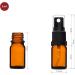 Handsunity 5ml Amber Glass Spray Bottles Set - 255pcs with Atomizer & Accessories - Ideal for Pharmacy & Essential Oils - Buy Online on GoSupps.com