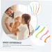 Buy Wofashpuret 4-Piece Double-Headed Toothbrush Set | Interspace & Braces Dental Care | Travel-Friendly Plastic Brush - Buy Online on GoSupps.com