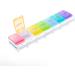 Maxpert Weekly Pill Organizer Case | Arthritis-Friendly Push Button Pill Planner | Large 7 Day Medication & Vitamin Organizer - Buy Online on GoSupps.com