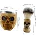 Buy Abaodam Portable Razor Brush Set - Skeleton Head Beard Razor & Makeup Brush Holder for Ultimate Men's Grooming - Buy Online on GoSupps.com