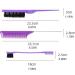 Lot de 3 peignes de beaut 3 pi ces pour cheveux peigne queue pour les voyages les femmes les b b s les enfants les femmes les b b s et les enfants violet - Buy Online on GoSupps.com