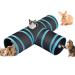 Fhodigogo Cat Tunnel Toy Rabbit Tunnel Rabbit Toys Kitten Tunnel 3 Way Cat Pop-up Tunnel Foldable Tunnel Toy for Kitten Rabbits Hamster Small Dogs