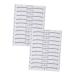 100pcs Disposable Eyebrow Ruler Professional Eyebrow Ruler Eyebrow Shaper Ruler Portable Caliper