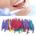 100 Dental Elastic Rubber Bands - Disposable Plastic Orthodontic Braces Accessories for Dental Care - Buy Online on GoSupps.com