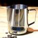 Duety Stainless Steel Milk Frothing Pitcher 600ml(20oz) Milk Frothing Pitcher with Thermometer Espresso Steaming Frothing Cup Milk Latte Art Jug for Espresso Machines and Latte Cappuccino Art Temperature Pulling Cup - Buy Online on GoSupps.com