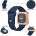 3 Pack Silicone Bands Compatible with Fitbit Versa 2 Bands for Women Men  Soft Breathable Sport Replacement Wristbands for Fitbit Versa 2 / Fitbit Versa/Versa Lite/Versa SE Black/Navy Blue/Grey - Buy Online on GoSupps.com