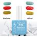 Gel Nail Polish Remover with Nail Buffer & Nail Cuticle Pusher in 2-5mins Professional Gel Nail Polish Remover Set for Nails - Buy Online on GoSupps.com