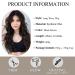 Esmee 24 Long Curly Dark Brown Synthetic Wig for Women - Natural Look Middle Part Hairpiece - Buy Online on GoSupps.com