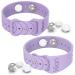 1 pair of bracelets for relieving travel sickness travel acupressure bracelet nurse relief volume for morning nausea seasickness auto disease band (purple) 1 pair of purple