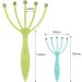 EMXGB Scalp Massager 2-Pack for Deep Relaxation & Stress Reduction at Home, Office, or Spa - Blue/Green - Buy Online on GoSupps.com
