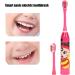 Children's Electric Toothbrush - Cartoon Pattern Oral Care for Kids 3+ (Red) - Buy Online on GoSupps.com