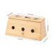 3 Holes Moxa Moxibustion Box | Acupuncture Healing Therapy for Fatigue Relief - Buy Online on GoSupps.com