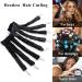 Black Heatless Curls Headband - No Heat Hair Curlers for Soft Silk Heatless Curls - Buy Online on GoSupps.com