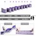Buy Purple Exercise Bands - Latin Elastic Yoga Stretching Strap for Resistance Dance Gymnastics Pilates & Physical Therapy - 115x4cm - Buy Online on GoSupps.com