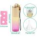 Rowiz 15PCS 5ml Yellow-Rose Red Gradient Color Glass Roll on Bottles UV Protection Empty Sample Vial Essential Oil Glass Bottles with Stainless Steel Roller Balls and Golden Screwcap with Buckle - Buy Online on GoSupps.com