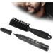 Mustache Pencil Set - Waterproof & Long Lasting Beard Filler (Black) | 4 Tips for Perfectly Defined Mustache International Shipping - Buy Online on GoSupps.com