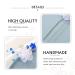 Blue Rhinestone Wedding Lace Flower Hair Pins - Bridal Crystal Headpieces for Women and Girls (Pack of 2) - Buy Online on GoSupps.com