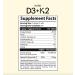 Kurk Vitamin D3 3000 IU and Vitamin K2 150 UG (MK7) - High Strength Vitamin D3 K2 Oral Spray - Vegan Fast Absorption Vitamin D Supplement - Peppermint 1 Fl Oz (30ml) - Buy Online on GoSupps.com