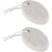 2-Piece Nature Pumice Stone & Lava Scrubber Set | Effective Dead Skin Remover for Feet & Hands - Buy Online on GoSupps.com