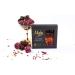 Mughe Gourmet Luxury Turkish Delight Assorted 360g (13Oz) 25 pc.- 4 Varieties: Dark Chocolate Rose Saffron Zereshk with Pomegranate Flavor - Prestigious Lokum Gift Box - Perfect for Special Days - Buy Online on GoSupps.com