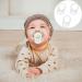 Jinpojun 3-Piece Pacifier Adapter Set | Silicone Baby Dummy Holder Clip & Chain | Durable Pacifier Ring for Infants - Buy Online on GoSupps.com