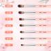 100% Kolinsky Acrylic Nail Brush Size 8 - Cherry Blossom Pink | Wood Handle, Round Oval Shaped Acrylic Powder Brush for Professional Manicure at Home Salon - Buy Online on GoSupps.com